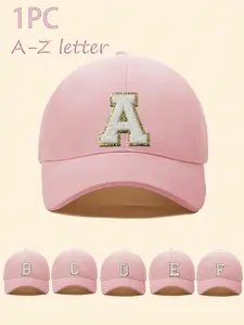 1PC  Kids Baseball Cap Adjustable Breathable Comfortable Dad Hat Trendy Hat for Ages 3-8, Fashion Letter Design, Perfect for After School Play Beach Family Outing