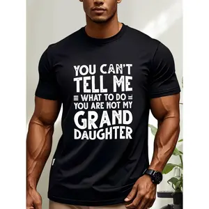 [100% Cotton] Men's Fashion T-shirt Round Neck Short Sleeve Casual Shirt Customized Printed Inner Lining.