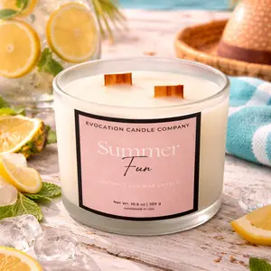 Summer Fun Coconut Soy Wax Candle