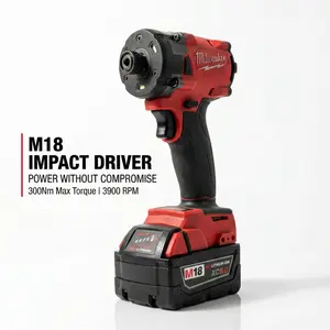 Milwaukee M18 FID3 18V 1/4 Inch Impact Driver for Mechanical Assembly With 300Nm Torque