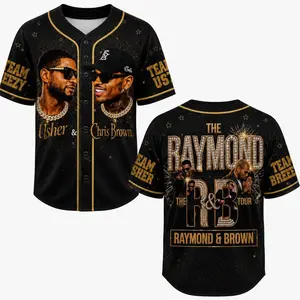 Retro Music Baseball Jersey – Personalized Name & Number Fan Shirt, Concert Tour Apparel