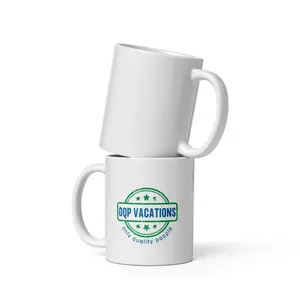 OQP Vacations - White glossy mug