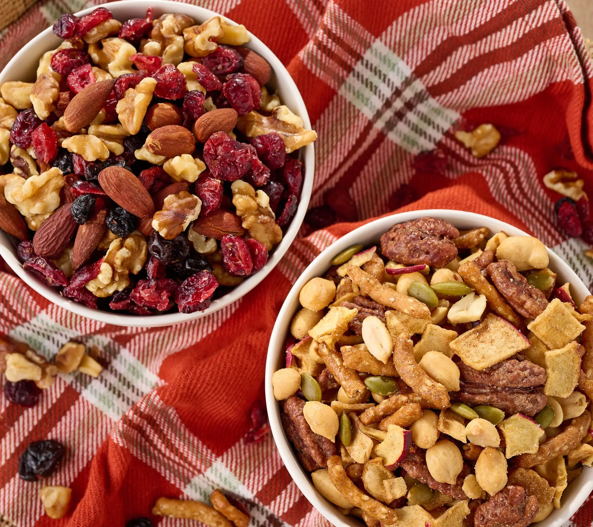 SH 8/25 Germack (2) Jar Set Fall Flavors Nut Mix Variety