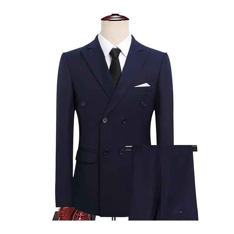 Navy blue top + pants