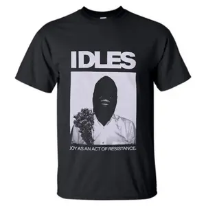 IDLES Joy As An Act Of Resistance T-Shirt, Punk Rock Band Graphic Tee, Indie Alternative Music Shirt, Post Punk Streetwear Apparel for Men Women Fans