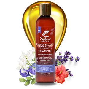 Clarifying shampoo for All Hair Types – Hair Care with Rosemary, Aloe Vera & Jasmine - Sulfate-Free – Nourishing for Sensitive Scalp & Hair Growth – 236ml