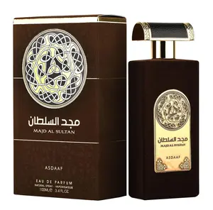 Lattafa Asdaaf Majd Al Sultan EDP 100ml - Bold Oriental Fragrance for Men & Women with Smoky Spices & Oud Notes