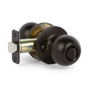 Ashland Privacy Door Knob, Matte Black