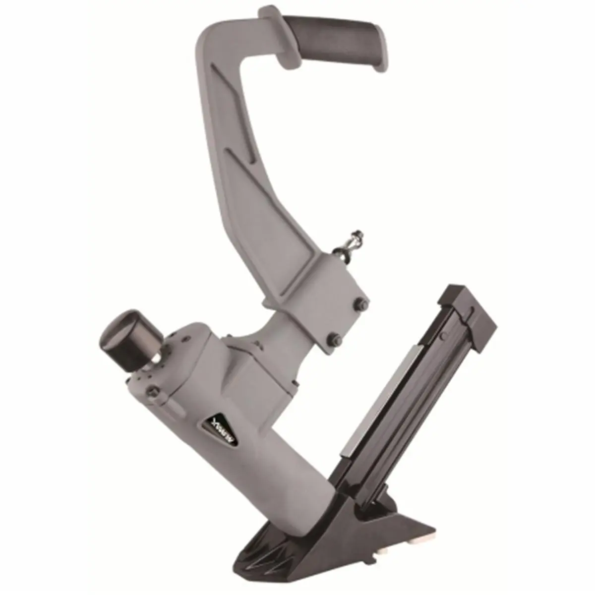 212 MAIN NuMax SFL618 3-in-1 Interchangeable Flooring Stapler-Nailer, Long Handle, Rubber Mallet, 11/2"-2" Long Fasteners, Easy Operation, White, for Homeowners