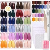 Short Square - 24 Colors 15 Sizes 720 Pcs Funfetti