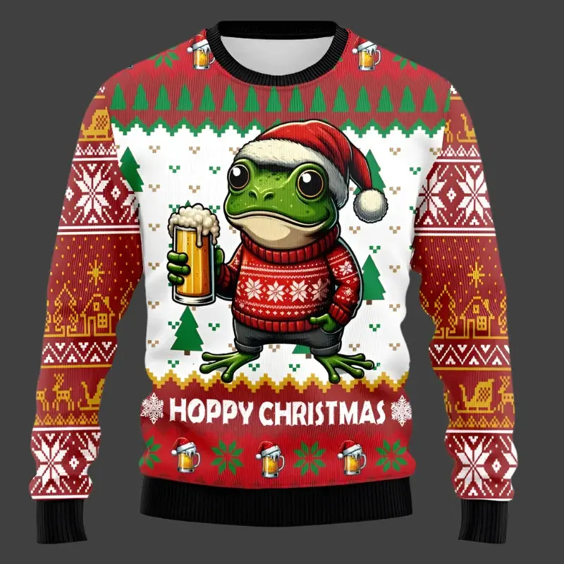 Hoppy Frog Ugly Christmas Sweater