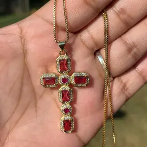 Chunky cross Necklaces