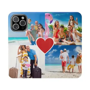 Personalized Vegan Leather iPhone Wallet Case, Smartphone-Cellphone Shell with Card Slot, Cash Storage & Mobile Phone Accessories