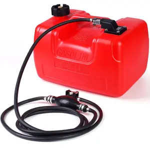 3 Gallon/12L Portable Storage Marine Tank – Durable Leak-Resistant Design for Marine, Boating & Outdoor Power Equipment I-Shaped Handle, With Line, Easy to Carry, EPA-Compliant