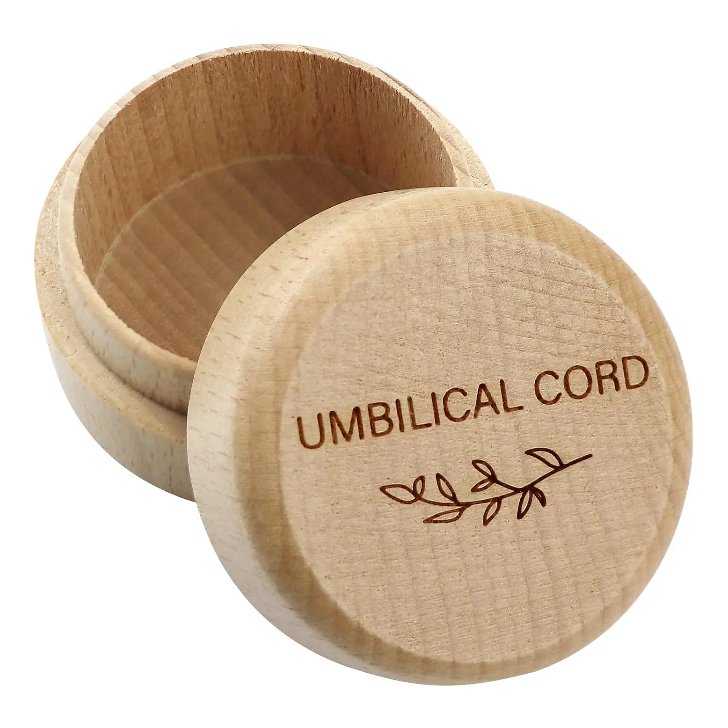 Wooden Baby Umbilical Cord Memorial Box | Gift for Baby Shower Christening