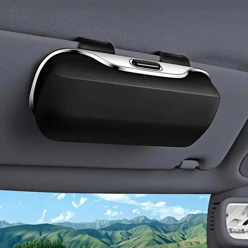 Car Glasses Box Portable Car Glasses Frame Car Driving Glasses Frame Glasses Box Sunshade Glasses Auto Interior Accessories Car Organization Supplies