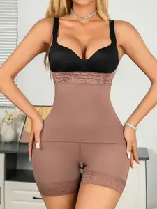 SY Fajas High Waist Colombian Shapewear Shorts, High Stretch Girdle, High Waist Trainer, Butt Lifting And Tummy Control Body Shaper Panty, Comfortable Breathable, With Drop Glue And Anti-Slip, Suitable For Various Occasions