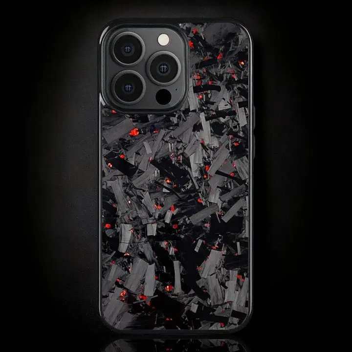 BOLD FORGED Carbon Fiber iPhone Case - Red