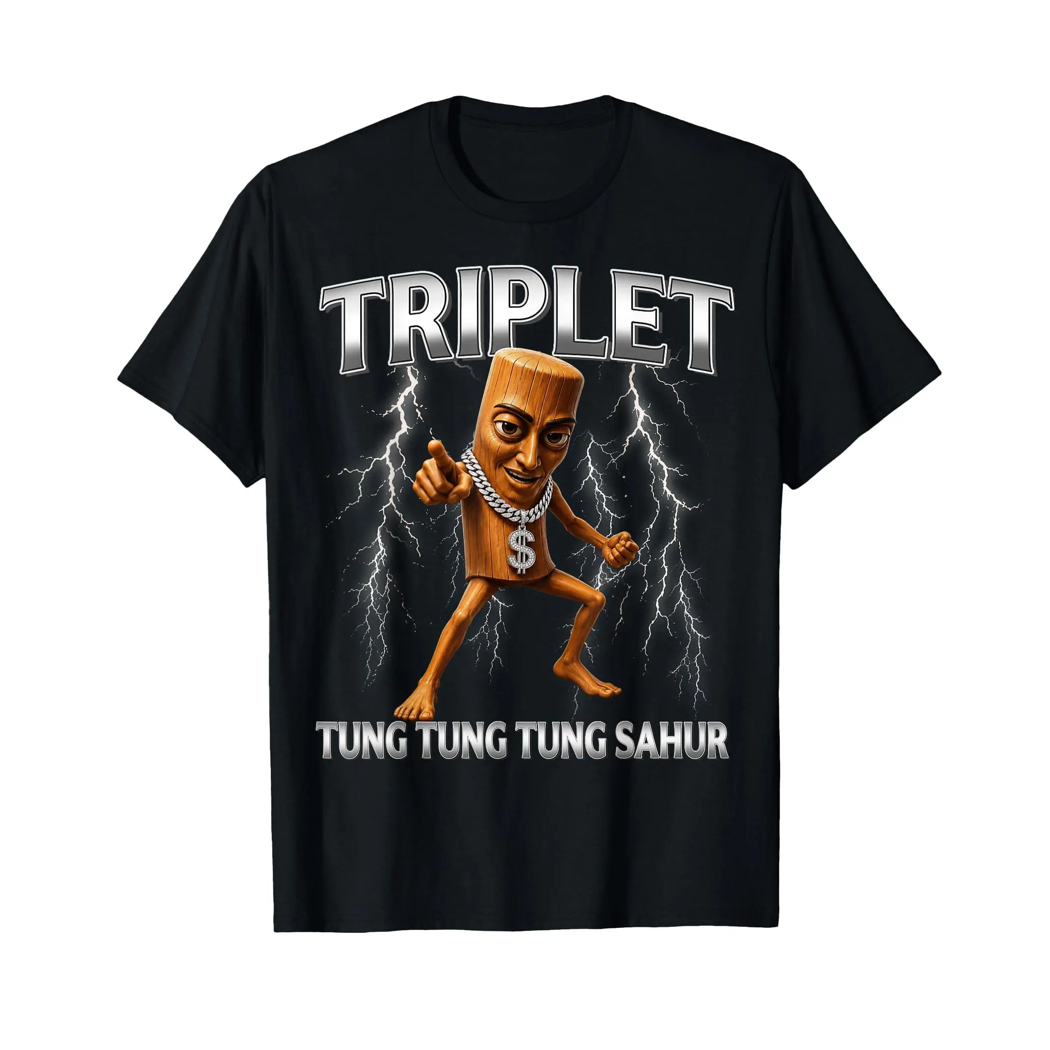 Tung Tung Tung Sahur Triple T Men Funny T-Shirt