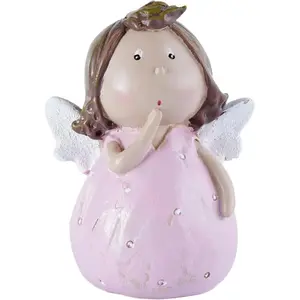 Angel Figurines Cute Angel Statue Angel Decorations, Hand-Painted  Angel Doll Cherub Decor for  Office Dining Table, Angel Gifts for Women