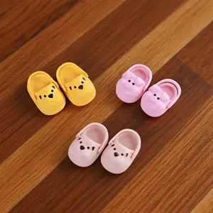 2Pcs 1:12 OB11 Puppy Bear Pig Shoe Doll Classic Shoes Suit For Ob11 1/12 Bjd Detachable Doll Gsc DOD YMY Doll Accessories