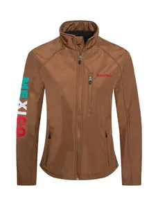 Women's Western Aztec Print Jacket - LJ650EMB-MHL-COGNAC