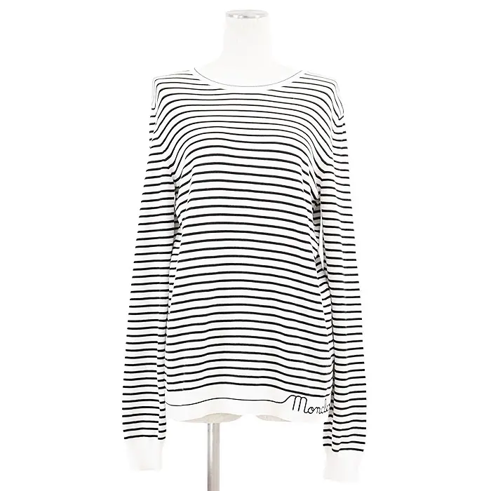 Pre-owned MONCLER Cotton Small Leather Goods GIROCOLLO TRICOT Sweater