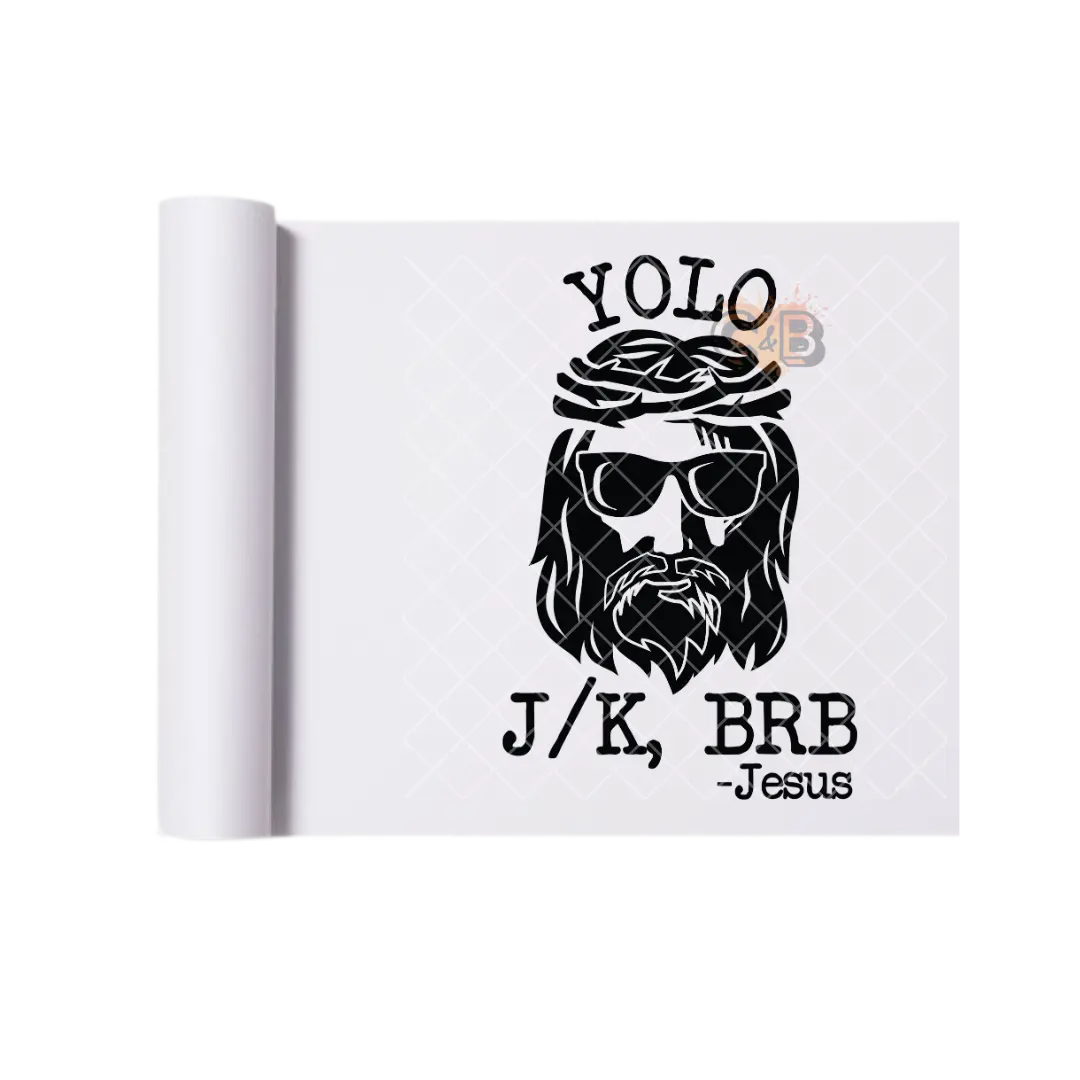 Yolo Jesus DTF Transfer