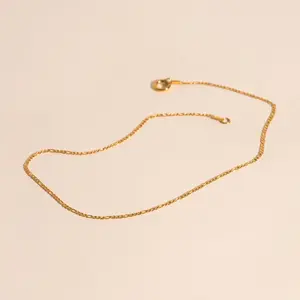 Dainty Figaro Necklace (18")
