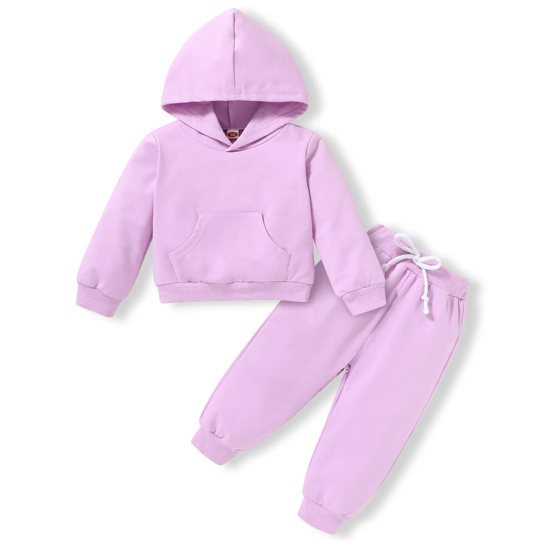Fall Outfits for Girl Boy Long Sleeve Hoodie Top and Long Sweatpants Set kids Sweatsuit