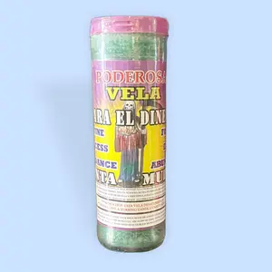 Candle Santa Muerte Money scented and long lasting true 7 day