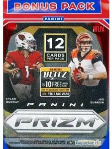 2020 Panini Prizm Football Cello Multi Pack Sports Cards Box Collectible Trading Cards