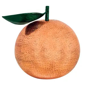 3.5-in Handcrafted Copper Orange Beer Tap Handle