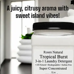 Roses Natural 3-in-1 Laundry Detergent Powder – Tropical Burst