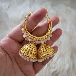 pinjada jhumki earrings