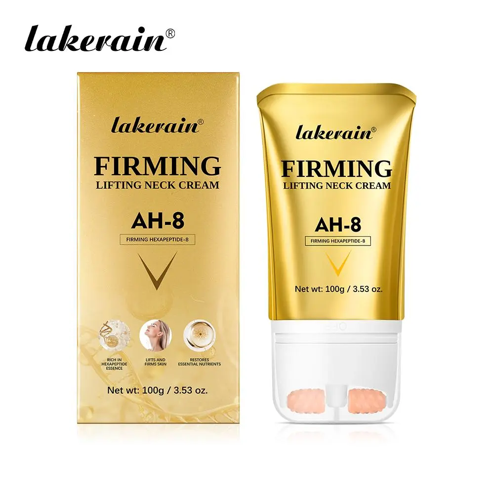 Firming Lifting Neck Cream with Acetyl Hexapeptide-8, Deeply Hydrating & Tightening Lotion with Peptides, Smoothes Wrinkles, Lifting Skin Care, Comfort