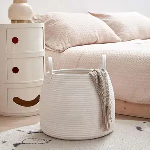 Large Capacity Clothes Basket with Handle, Summer Foldable Laundry Basket, Storage Basket for Home Laundry Room, Bedroom, Living Room