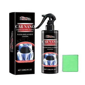 Homonth Car Nano Spray Maintenance Paint Surface Stain Removal Brightening Coating 120ml Universal for All Cars Premium Scratch Remover Kit