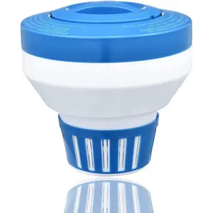 Pool Chlorine Floater, 7.5" Large Floating Chlorine Dispenser, Optimal Pool with Adjustable Release for Indoor & Outdoor Swimming Pool Hot Tub