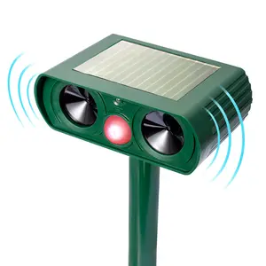 Ultrasonic Animal Repellent-Solar Powered Animal Repellent, Waterproof Animal Deterrent Devices