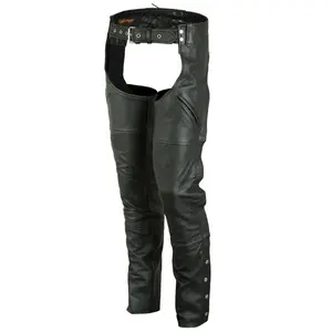 Nightshade Rider Unisex Motorcycle Leather Chaps