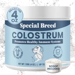 Special Breed Bovine Colostrum for Dogs and Cats, Immune Support Supplement for Allergy and Itch Relief, Grass Fed Colostrum Powder (120 Grams)