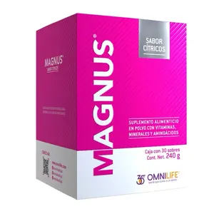 OML Magnus Supreme | OML | Energy & Brain Supplement | Box w/ 30 Packets | Citrus Flavor