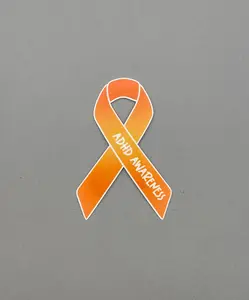 ADHD Awareness Ribbon Sticker