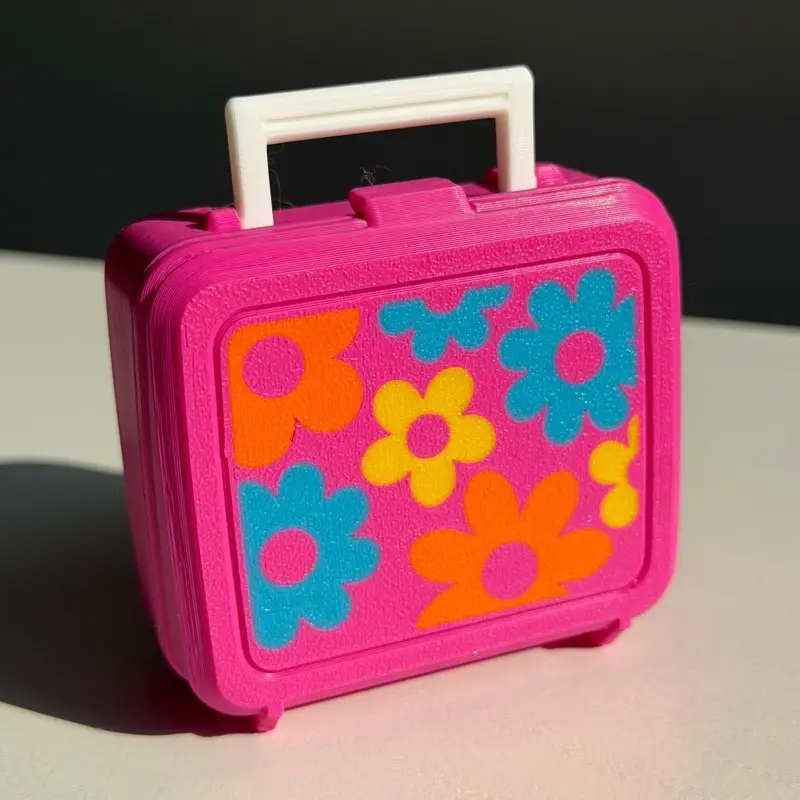 Retro Lunch Box Clicker - 3D printed fidget toy