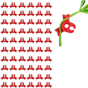 60pcs Plant Training Clips, 90° Bud Trainer Clips for Low Stress Training, Stem Bender Support Clips for Plant Gardening, Garden Supplies