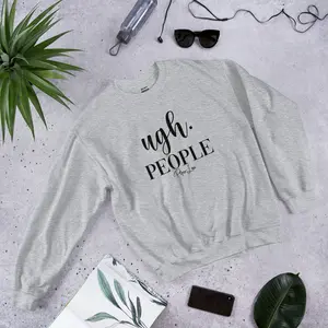 Ugh People Graphic Crewneck Sweatshirt