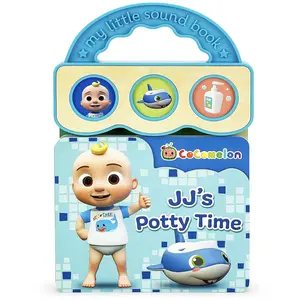 CoComelon Potty Sound Book for Toddlers – JJ’s Toilet Story with 3 Fun Buttons & Touch Pages – Ages 1-3