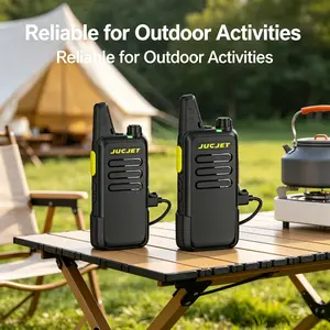 2 Pack T20D Rechargeable Two Way Radios, Upgraded T20 Handheld Walkie Talkies with Frequency Copy, VOX Function, Noise Reduction, Digital Intercom for Outdoor Daily Use