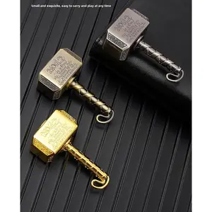 3-in-1 Transformable Mini Hammer Coin Spinner & Fidget Spinner – High-Speed Spinning Toy, Outdoor Leisure Entertainment